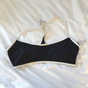 L Space | NWOT’s Black and White Bikini Top